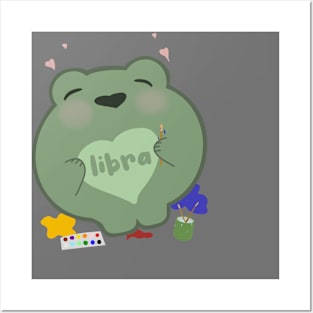 Libra Froggy Posters and Art